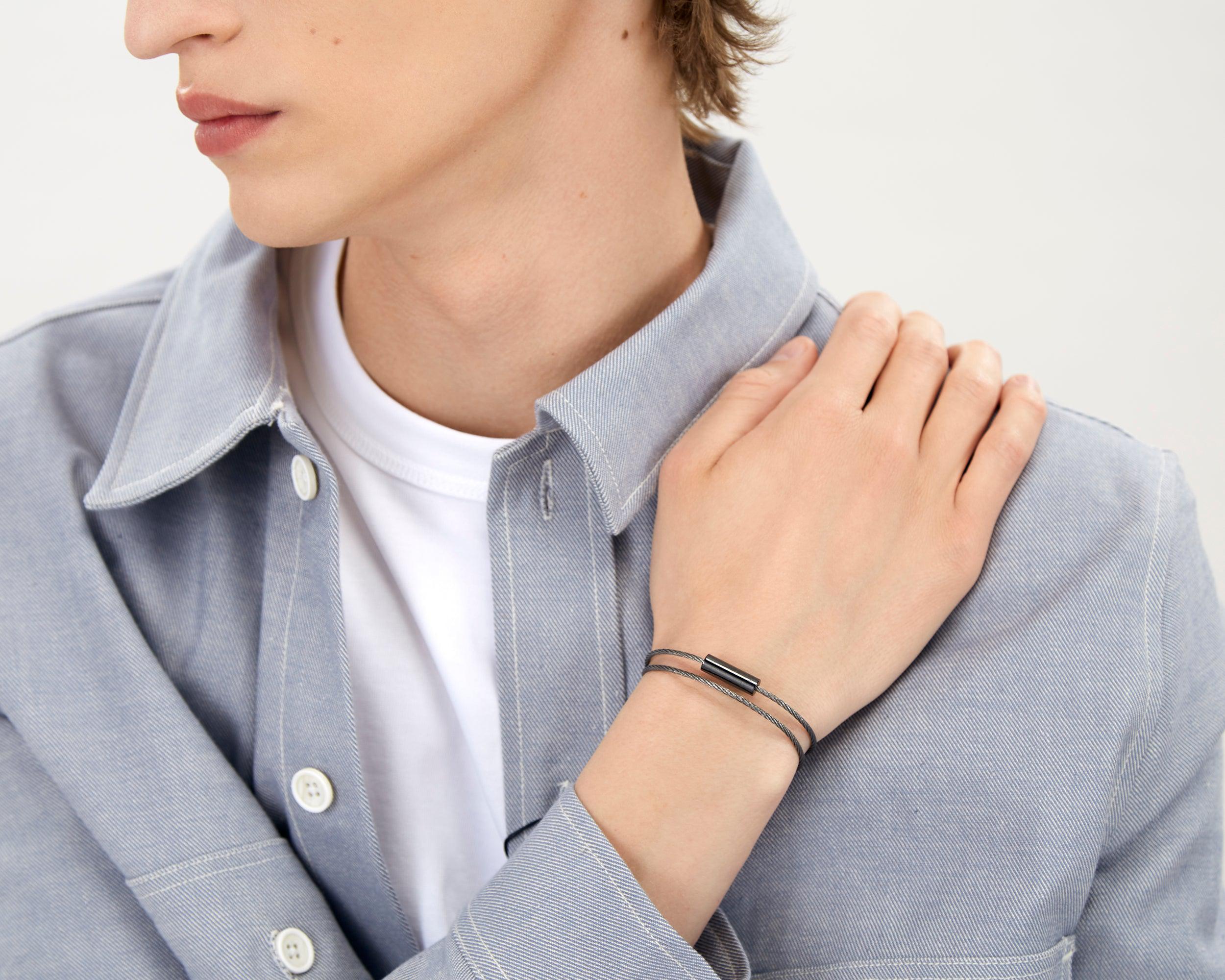 double wrap cable bracelet 9g
