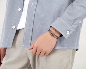 triple wrap cable bracelet 11g