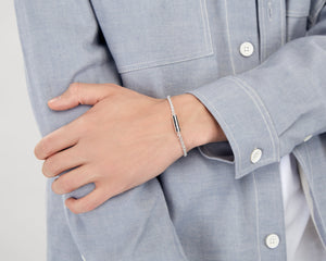 BRACELET CABLE SUR CHAINE 11G