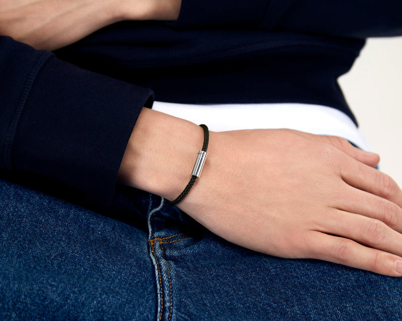 bracelet câble nato kaki le 7g