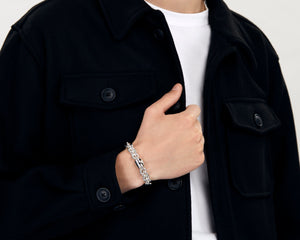 bracelet entrelacs le 65g