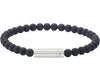 soft black bead bracelet 25g