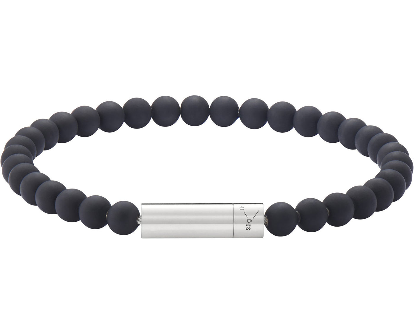 soft black bead bracelet 25g