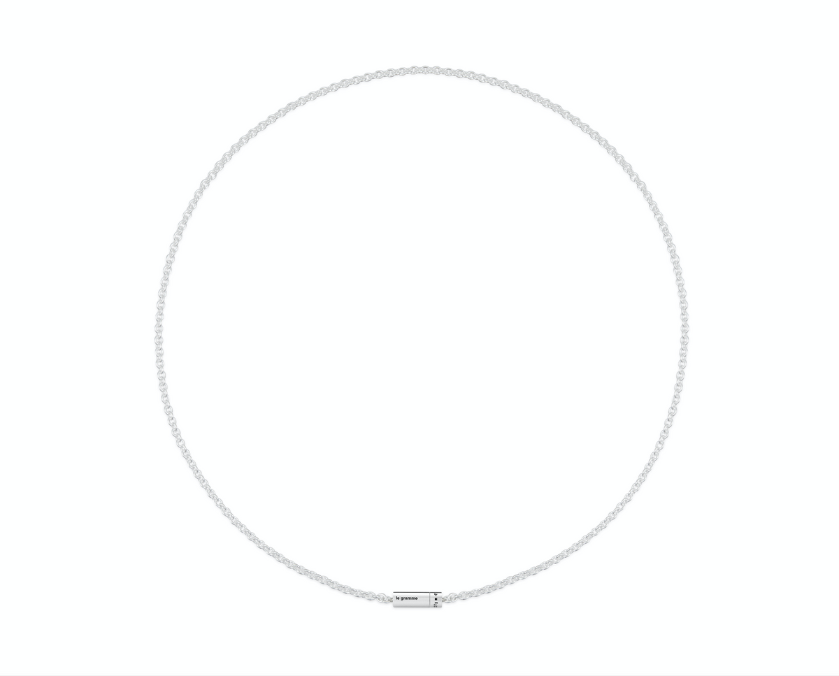 collier câble sur chaîne le 27g