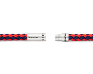 bracelet câble nato marine & rouge orlebar brown le 7g