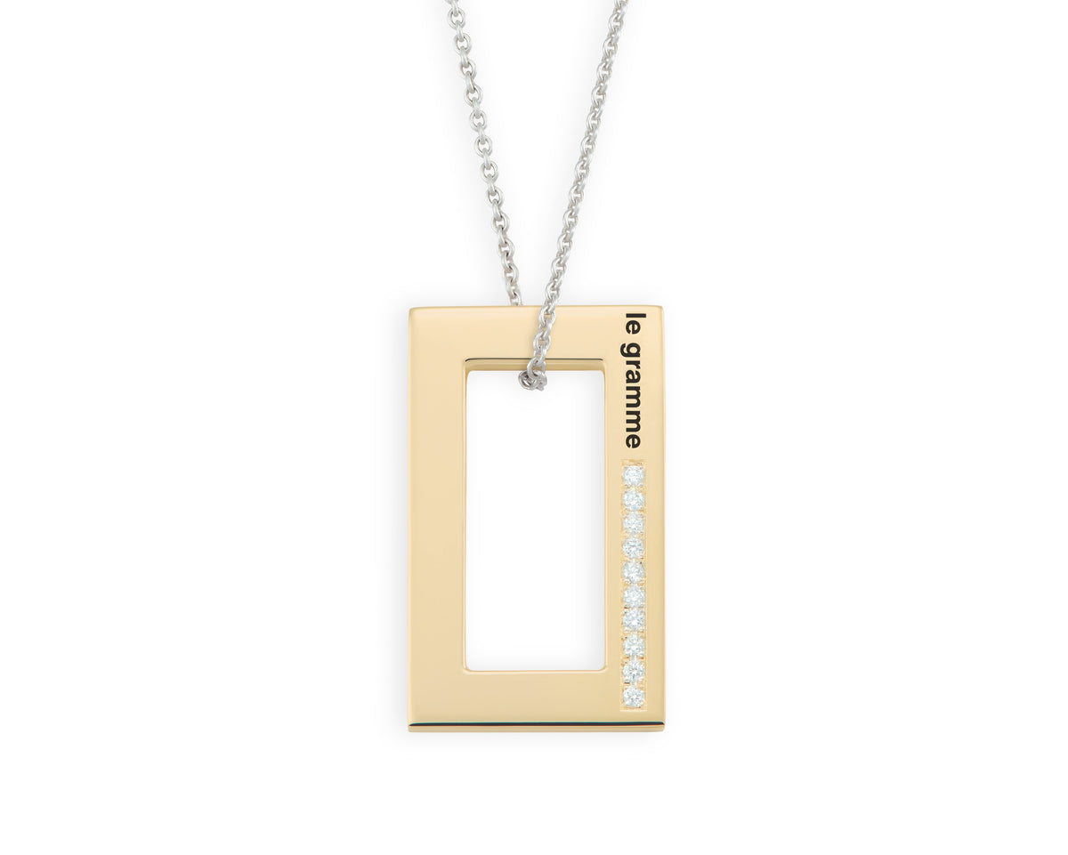 rectangle necklace 5.7g