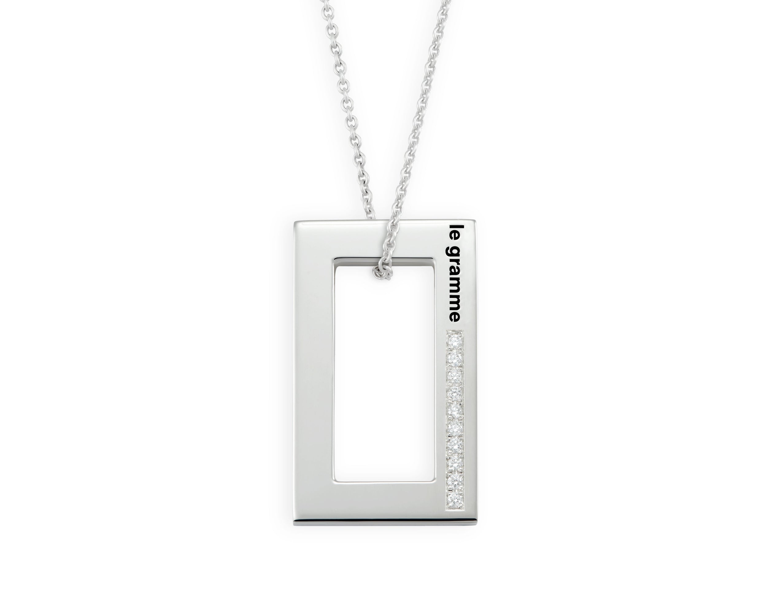 collier rectangle le 3,4g