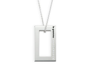 collier rectangle le 3,4g