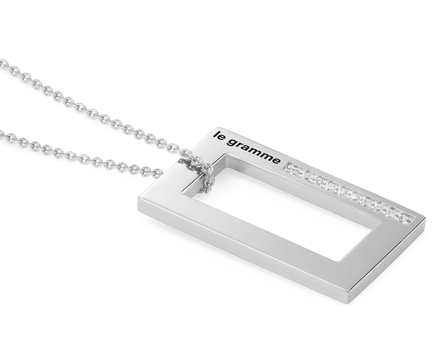 collier rectangle le 3,4g