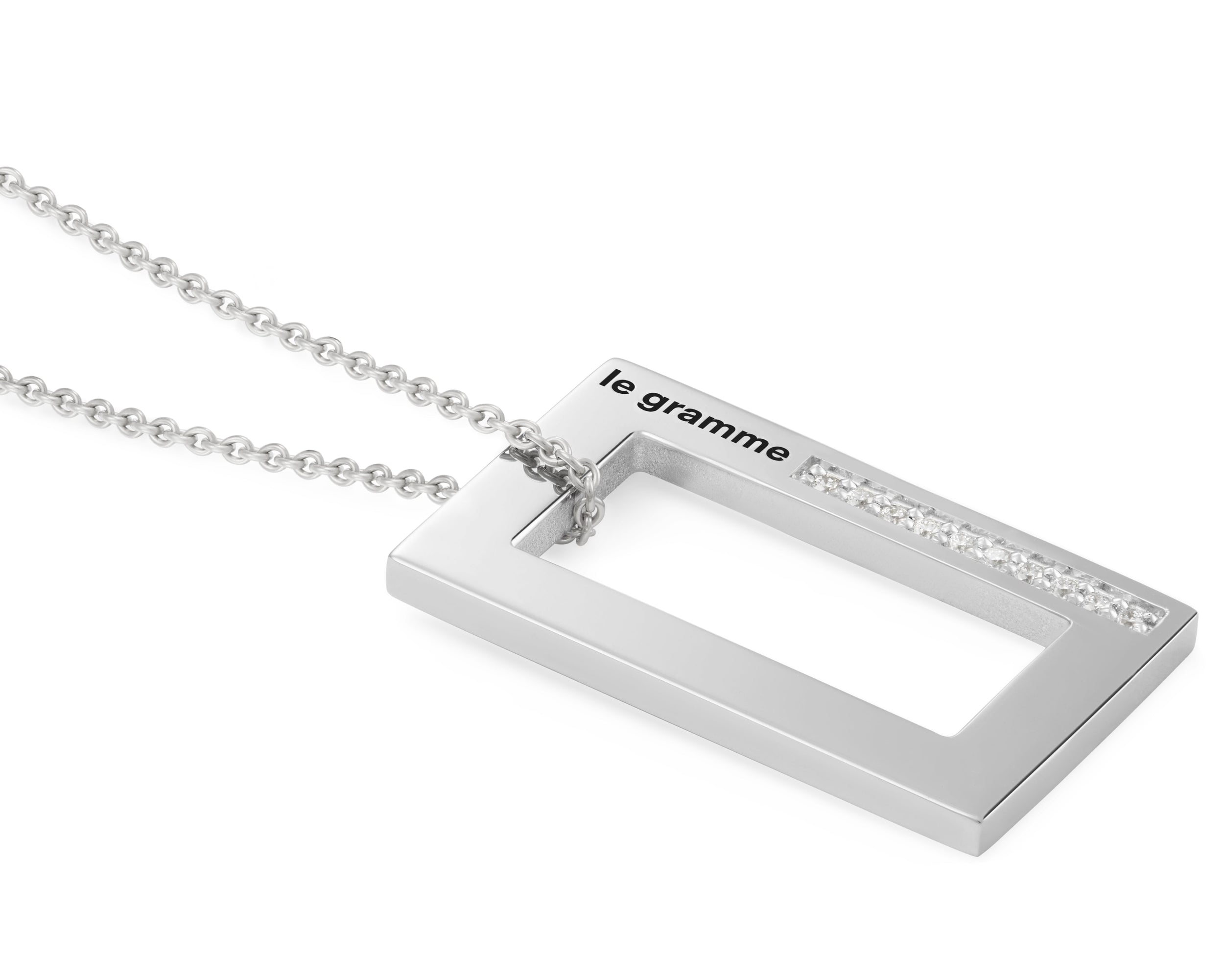 collier rectangle le 3,4g