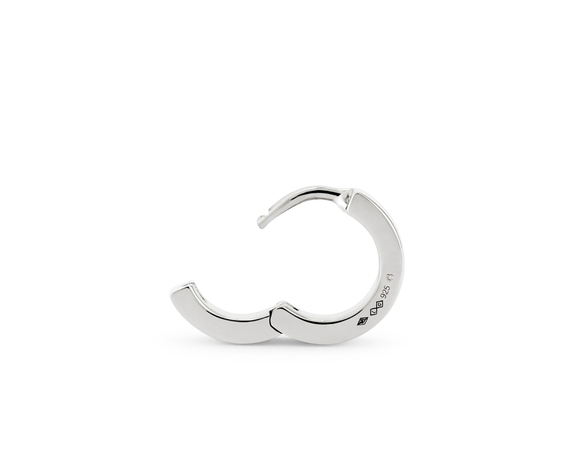boucle d'oreille ruban la 0,8g