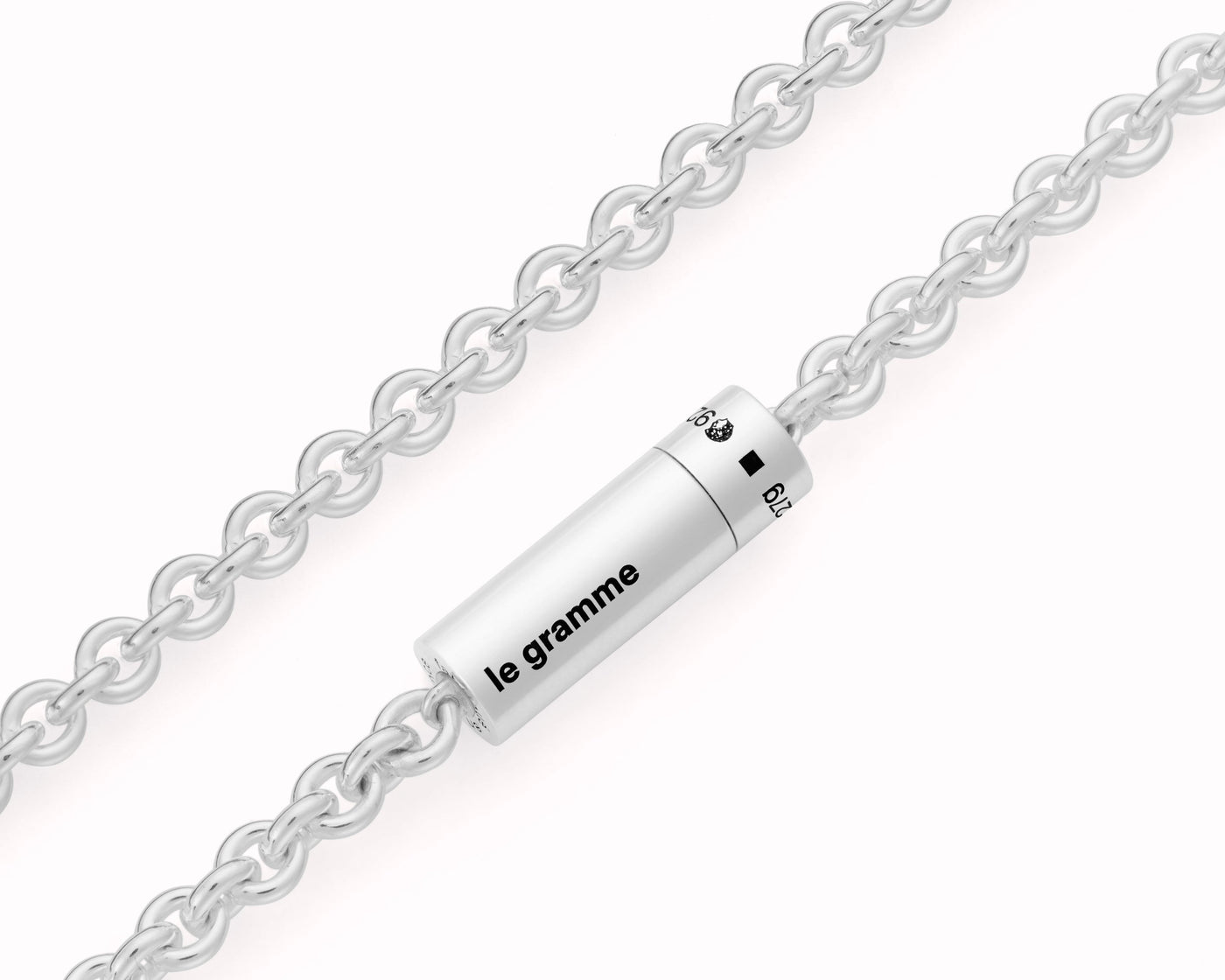 collier câble sur chaîne le 27g