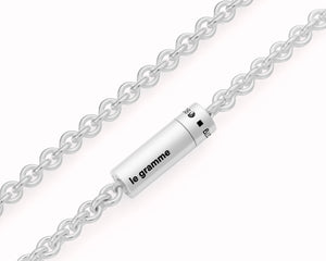 collier câble sur chaîne le 27g