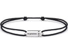 bracelet cordon noir segment le 3g