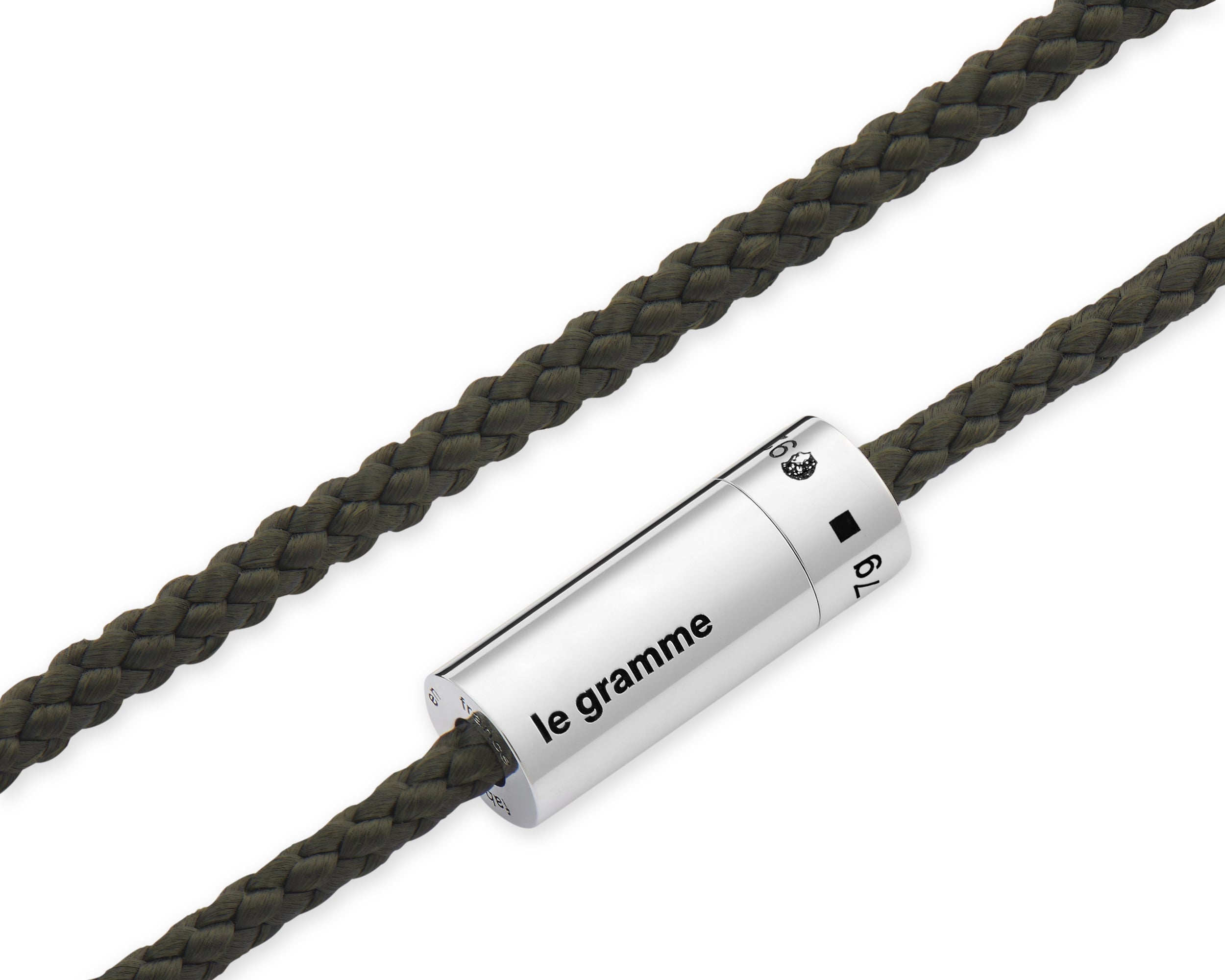 bracelet câble nato kaki le 7g