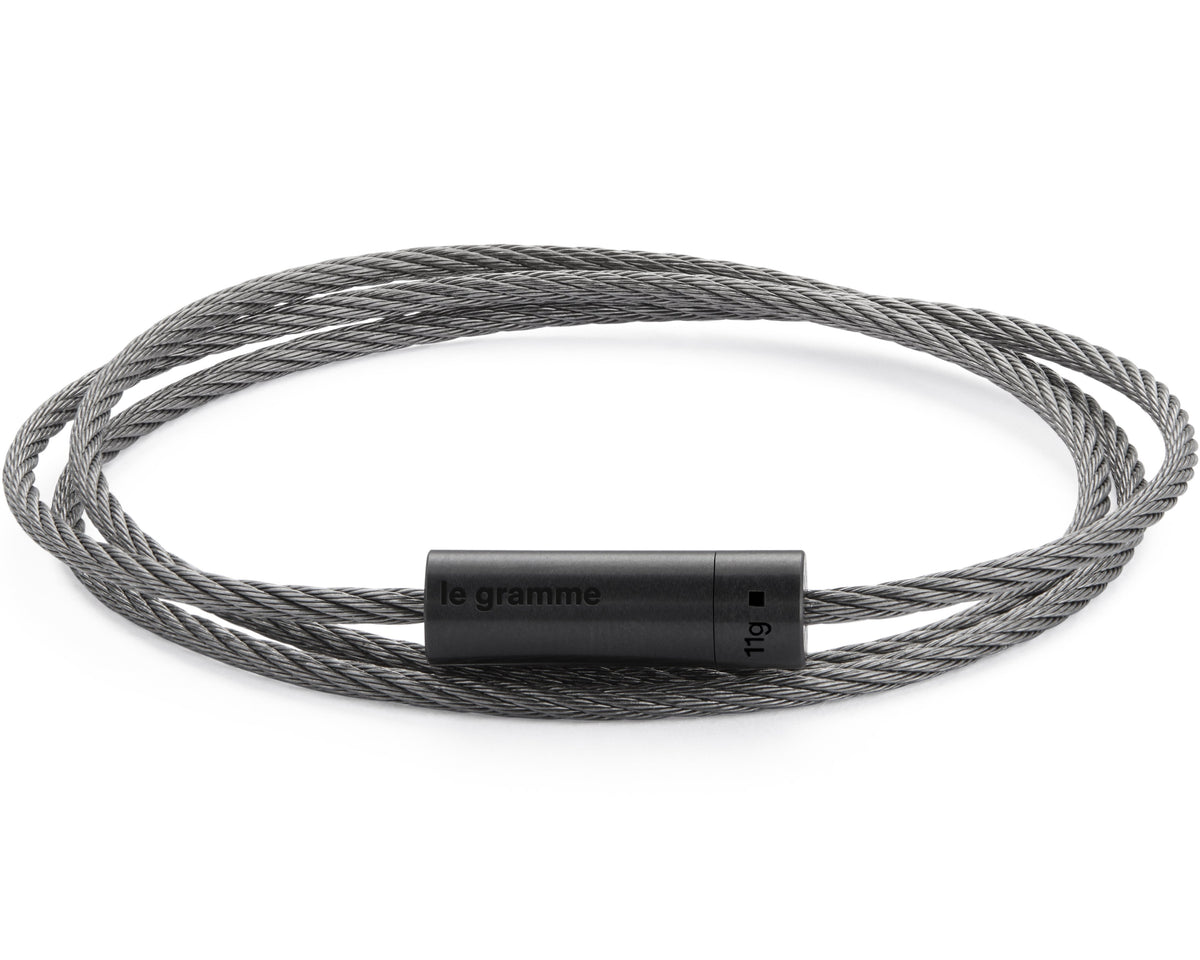 triple wrap cable bracelet 11g