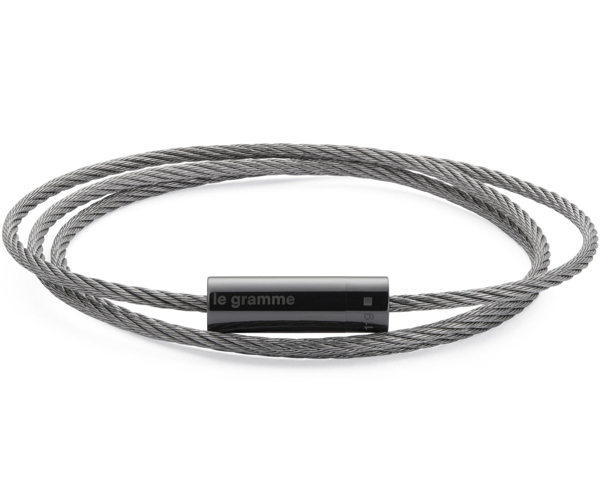 triple wrap cable bracelet 11g