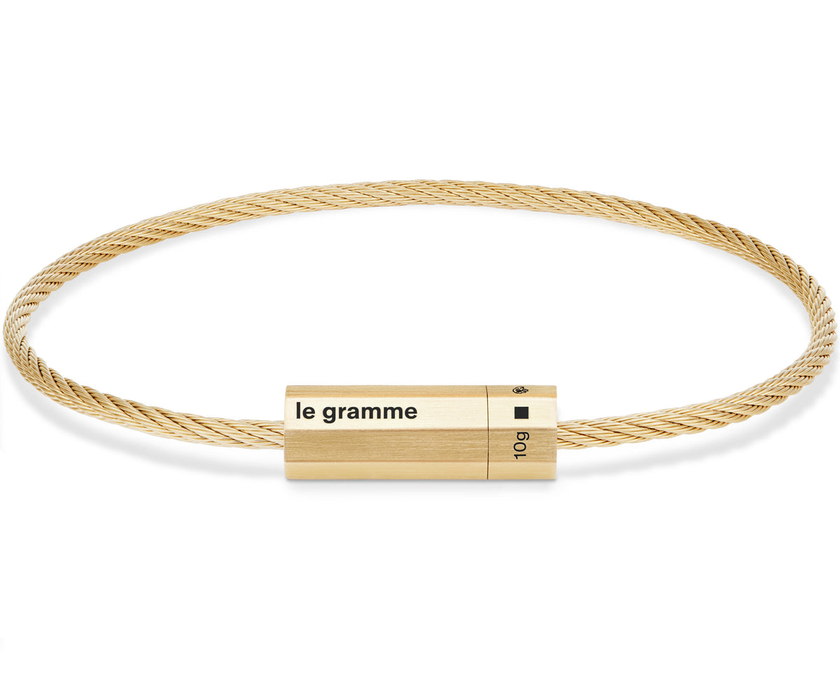 bracelet câble octogone le 10g