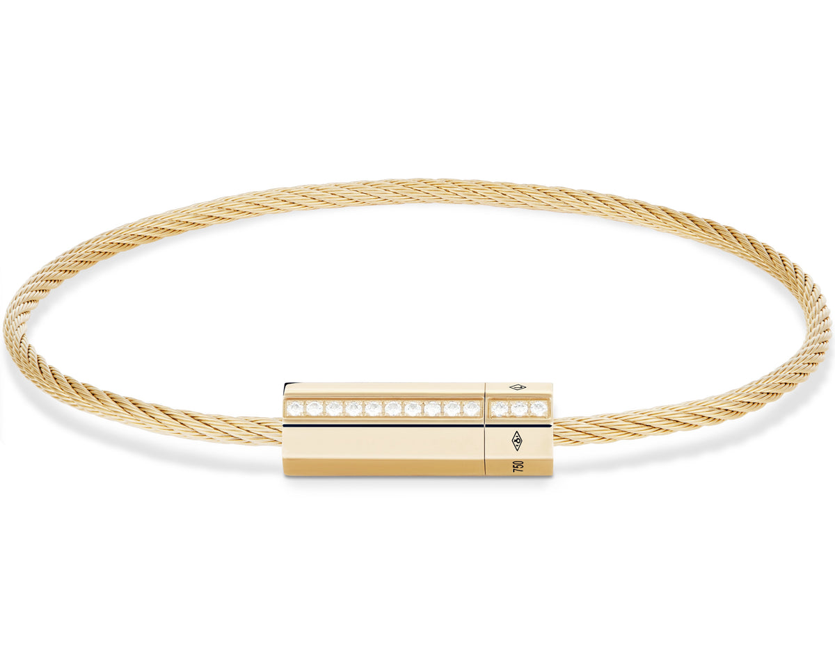 bracelet câble octogone le 10g