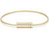 octagon cable bracelet 10g