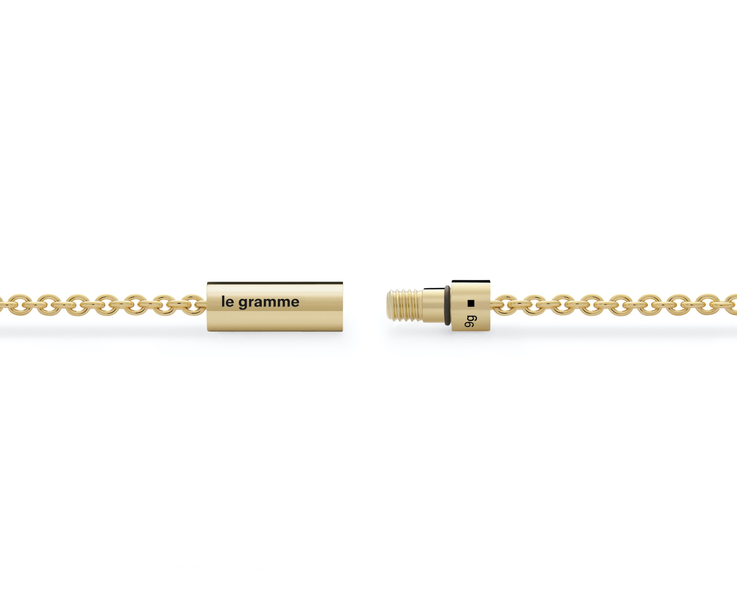 bracelet câble sur chaîne le 9g