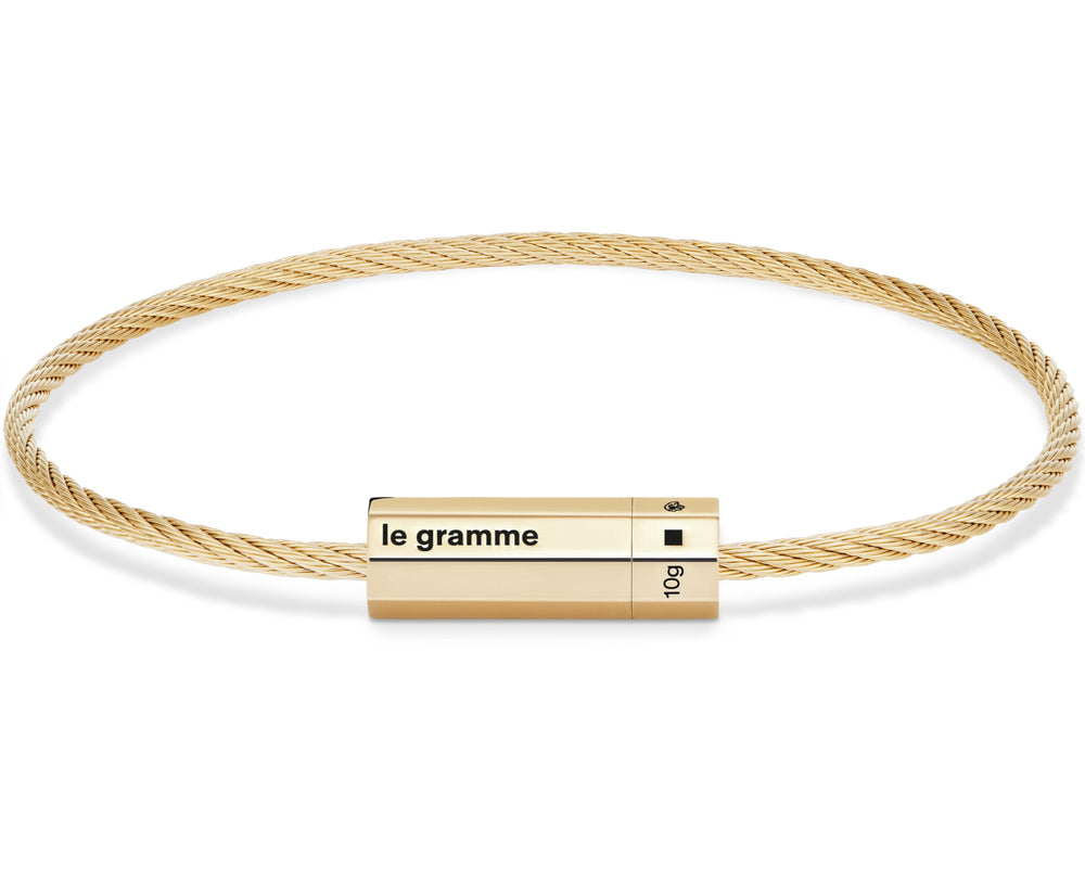 octagon cable bracelet 10g