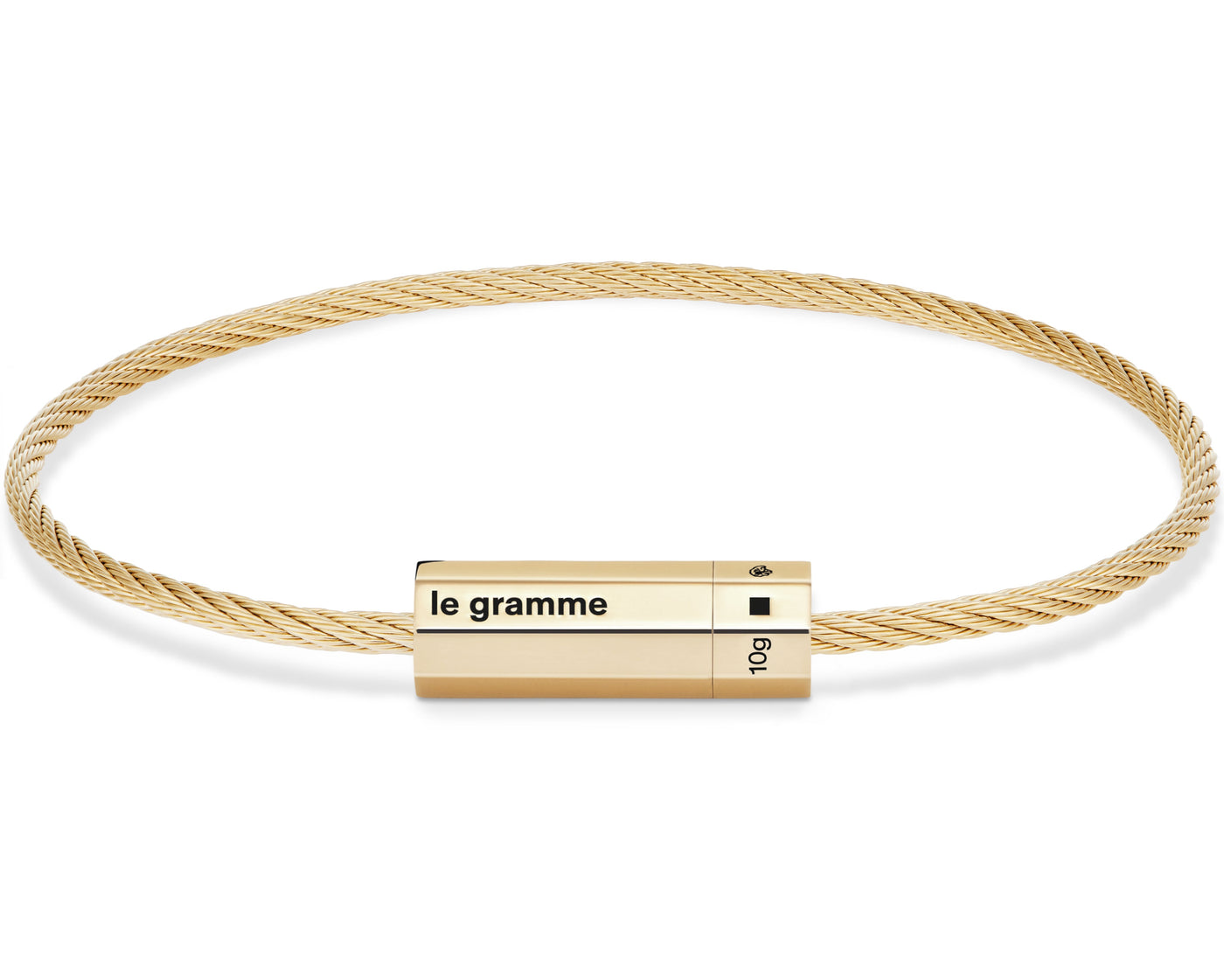 octagon cable bracelet 10g
