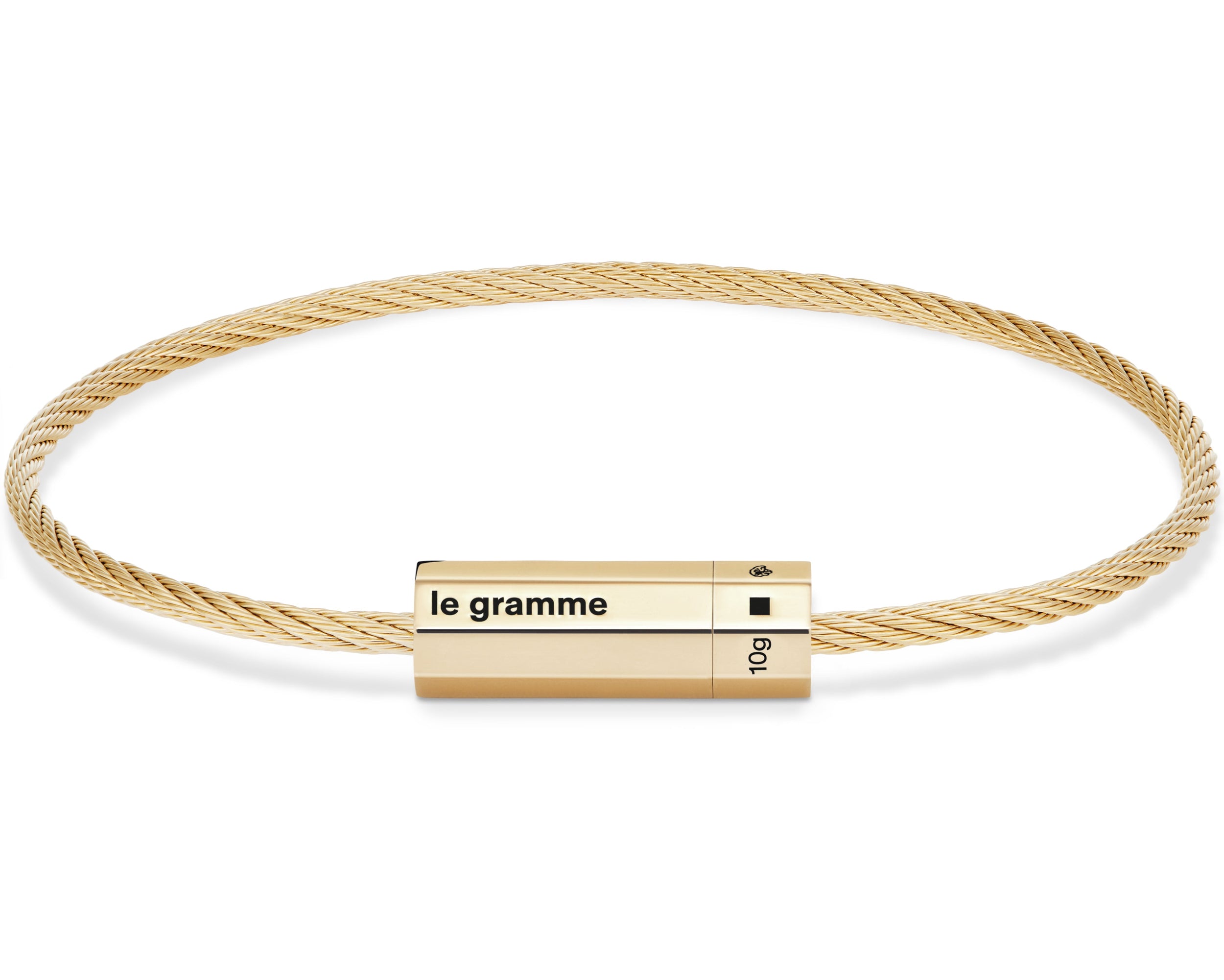 octagon cable bracelet 10g