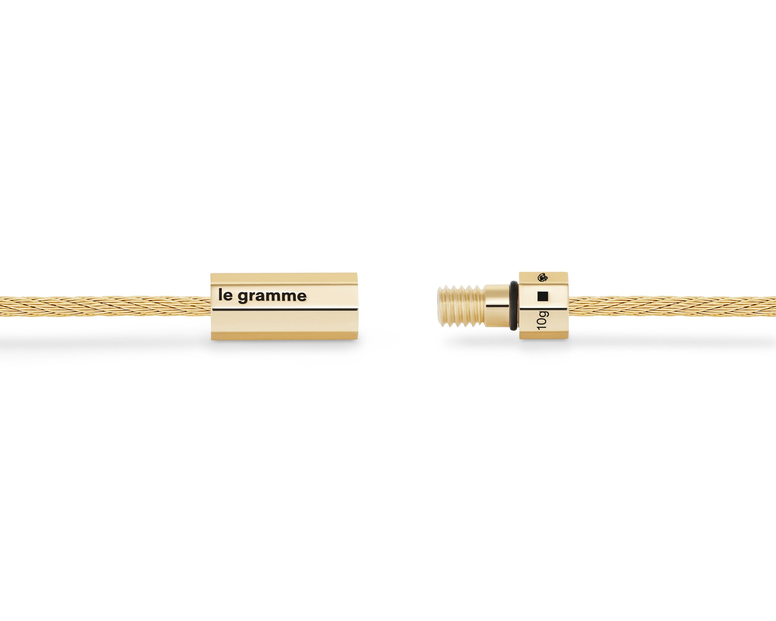 octagon cable bracelet 10g