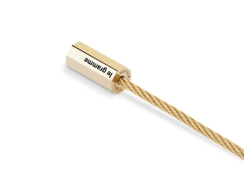 octagon cable bracelet 10g