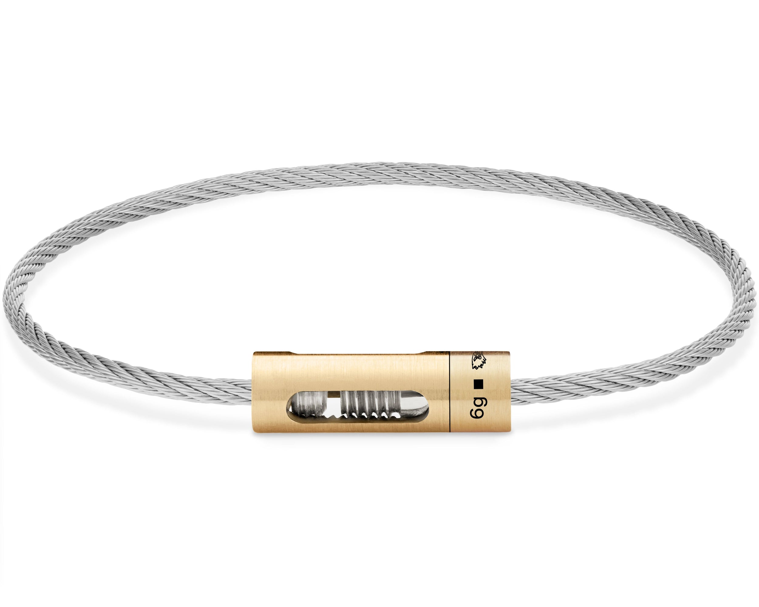 BRACELET CABLE PERF. VIS TI 6G