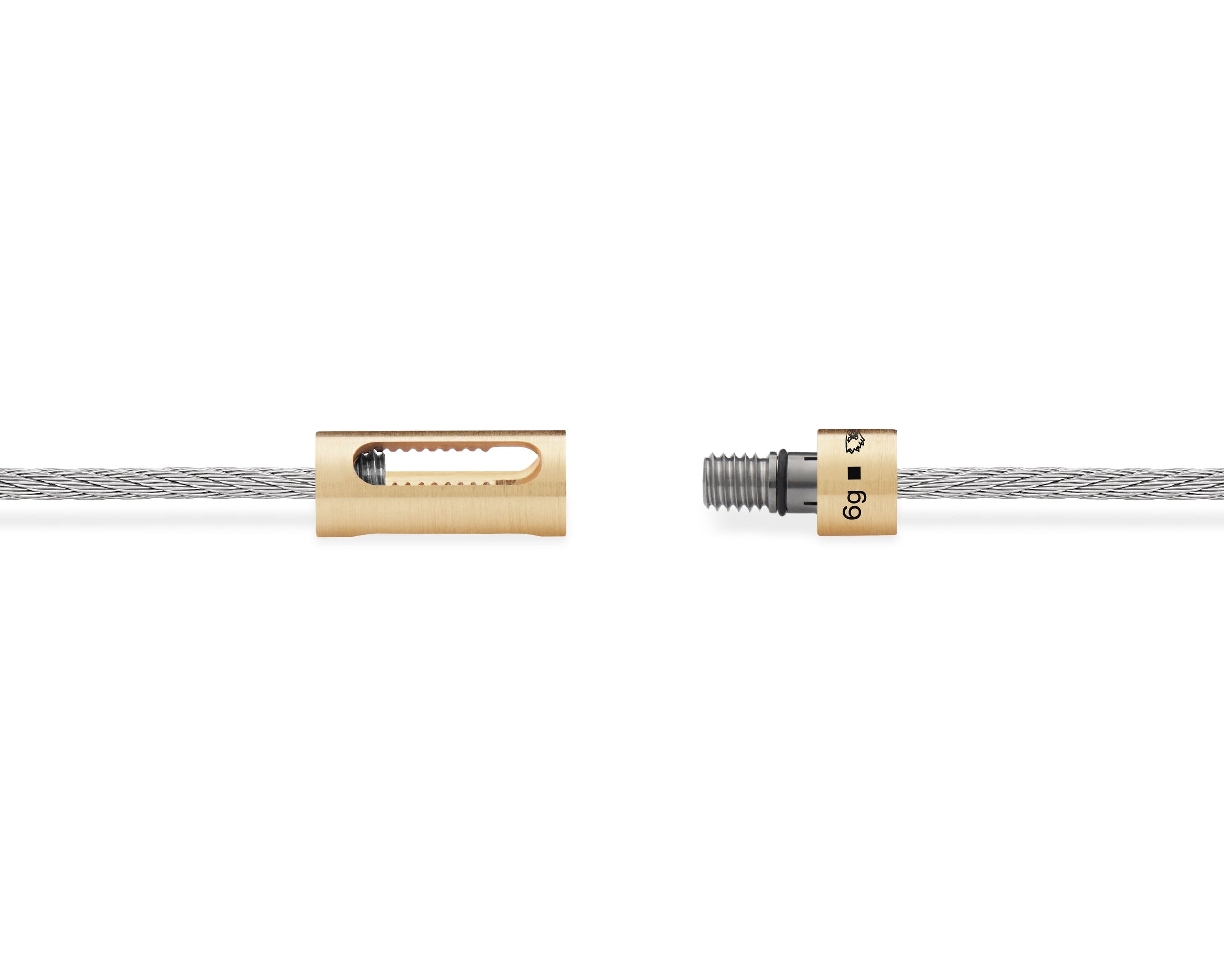 BRACELET CABLE PERF. VIS TI 6G