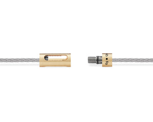 BRACELET CABLE PERF. VIS TI 6G