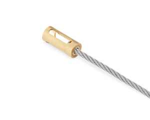 BRACELET CABLE PERF. VIS TI 6G