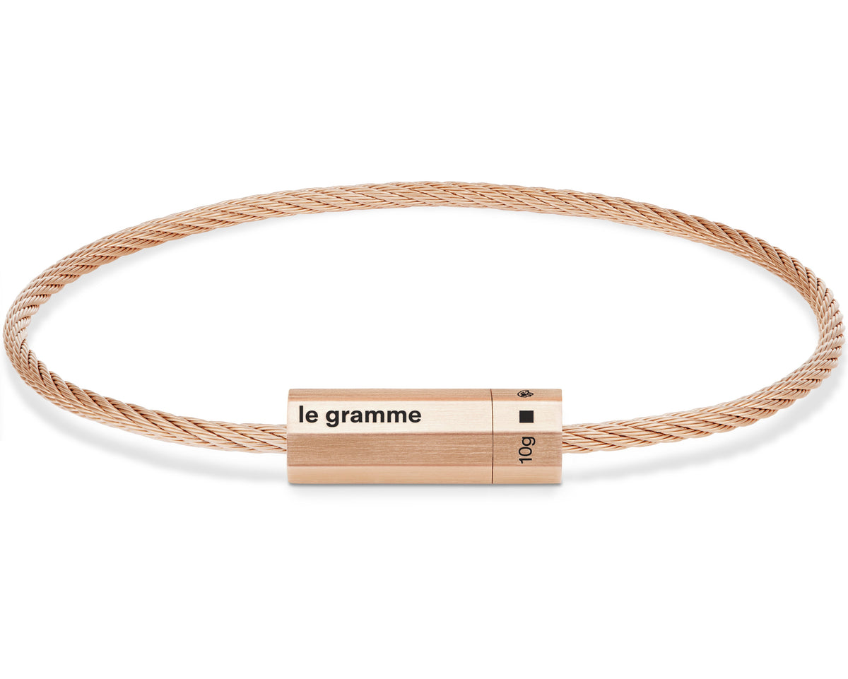 bracelet câble octogone le 10g