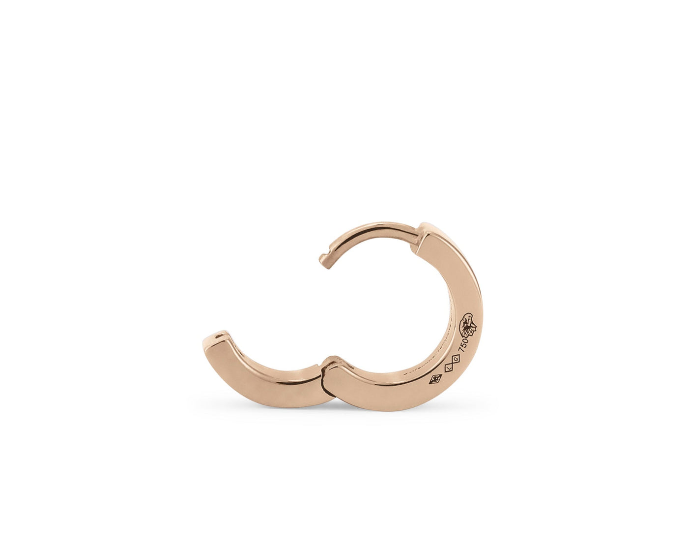 boucle d'oreille ruban la 1,2g