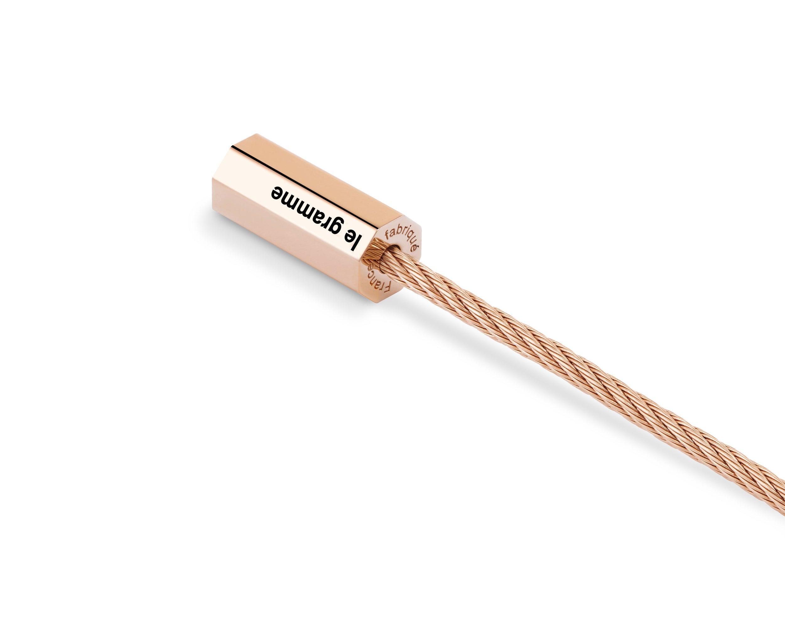 bracelet câble octogone le 10g