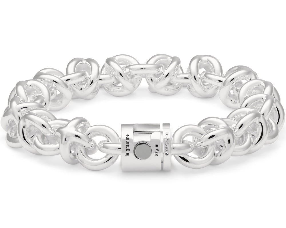bracelet entrelacs le 87g