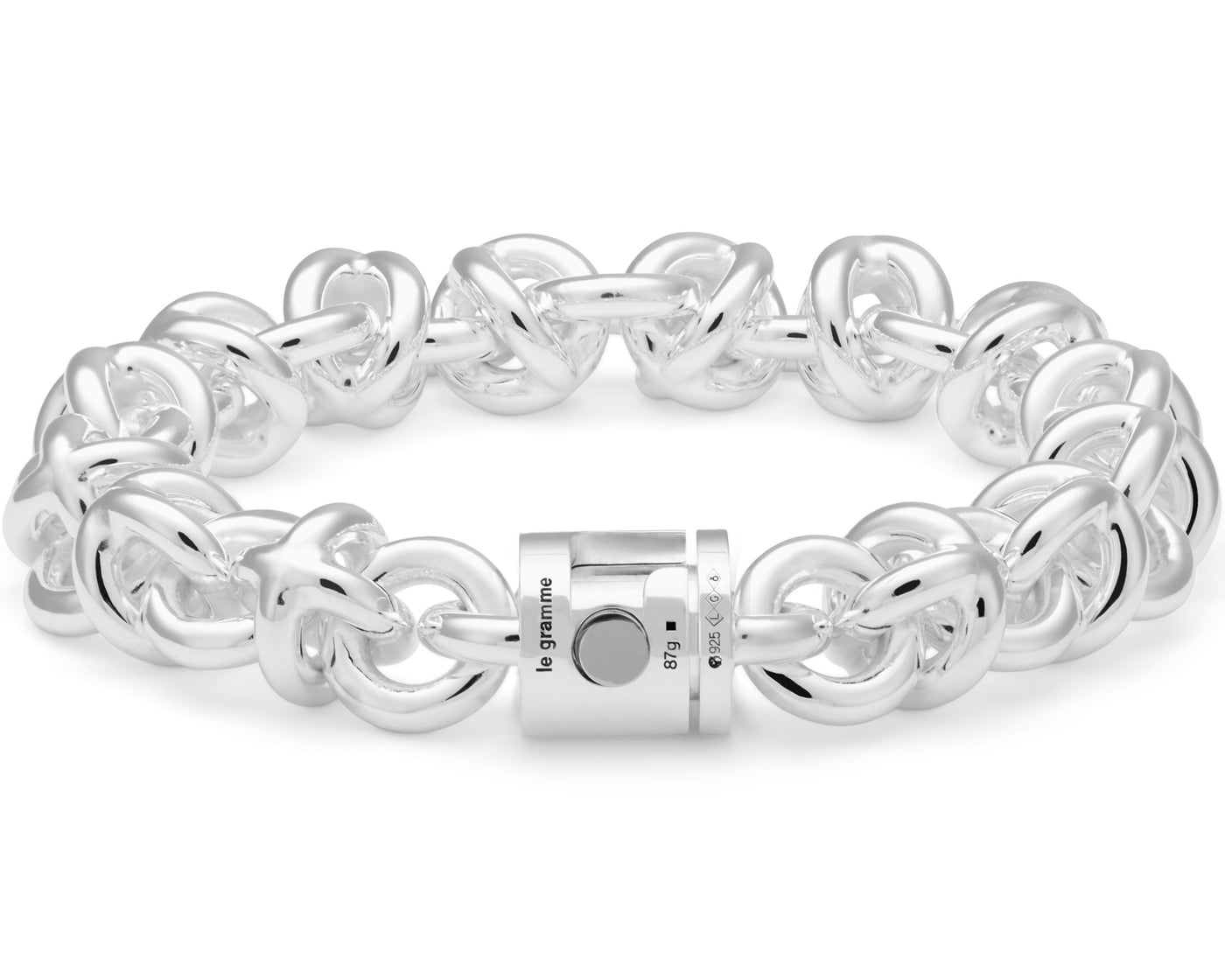 bracelet entrelacs le 87g