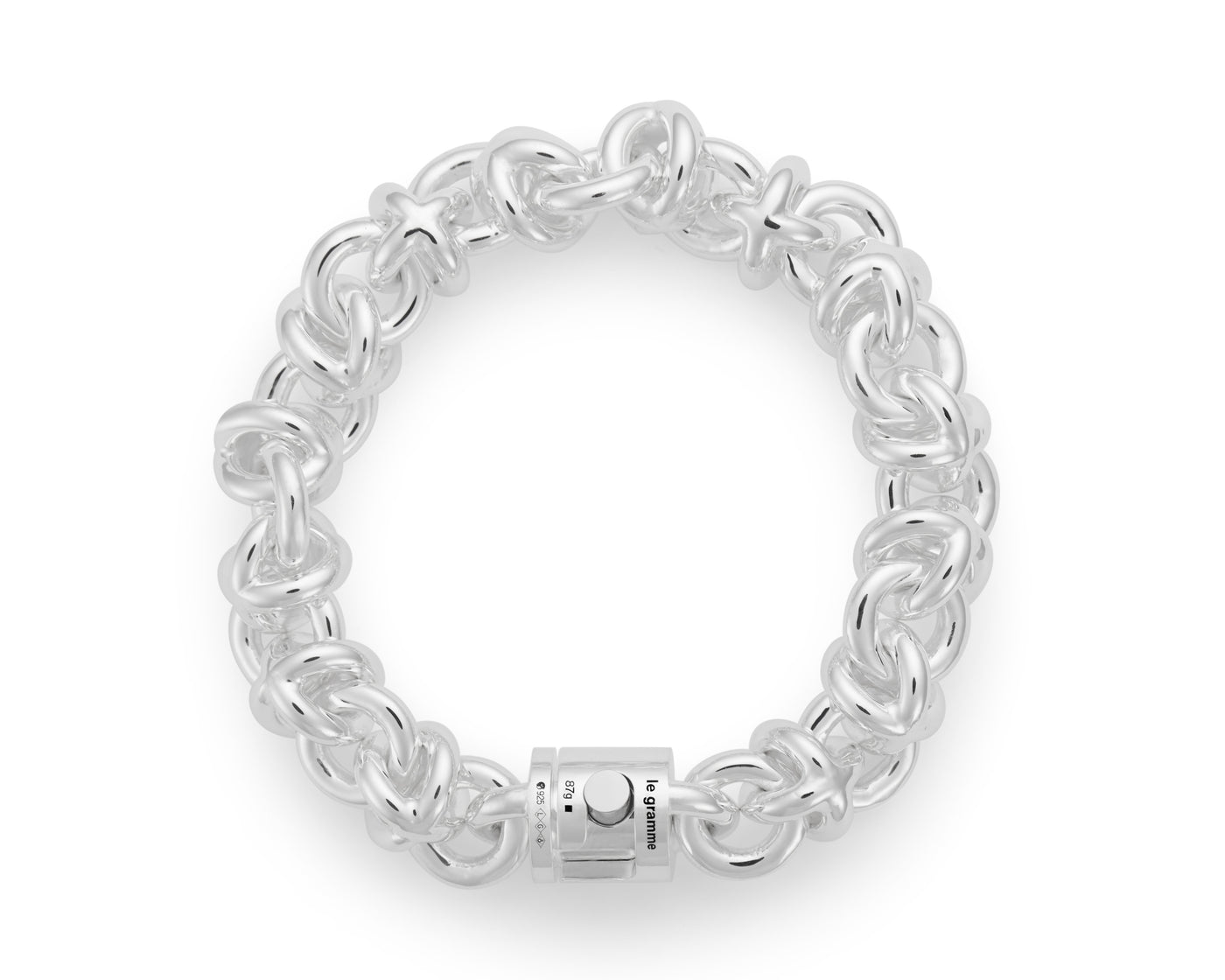 bracelet entrelacs le 87g