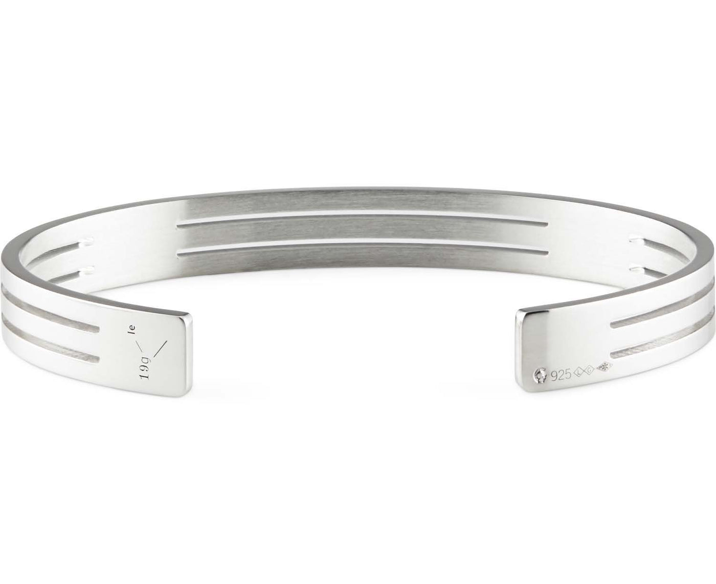 bracelet ruban perforé le 19g