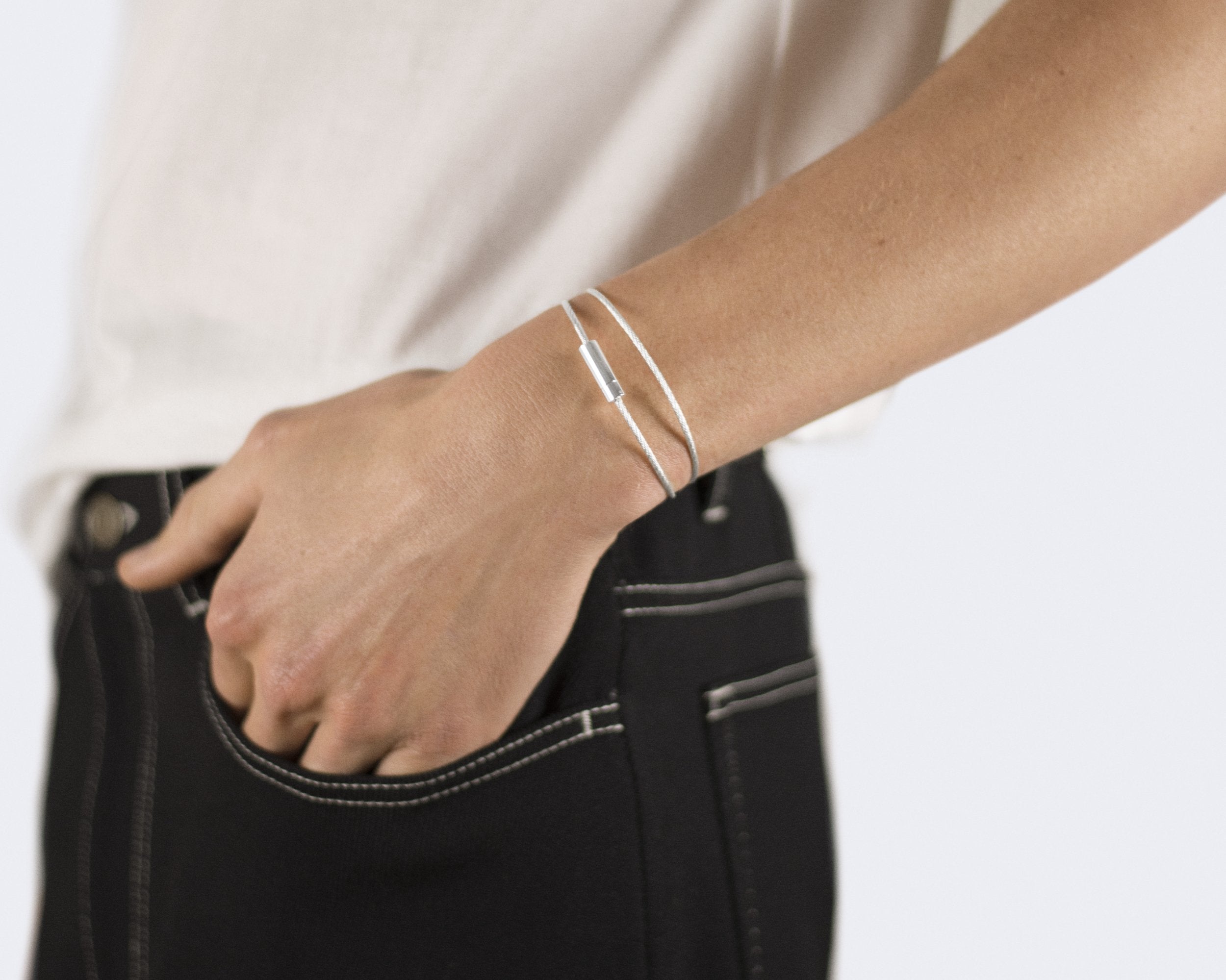 double wrap cable bracelet 9g