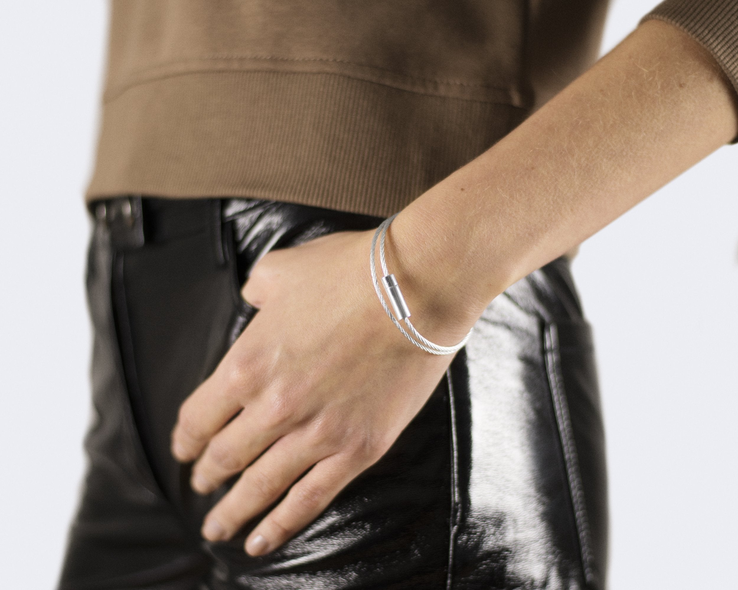double wrap cable bracelet 9g