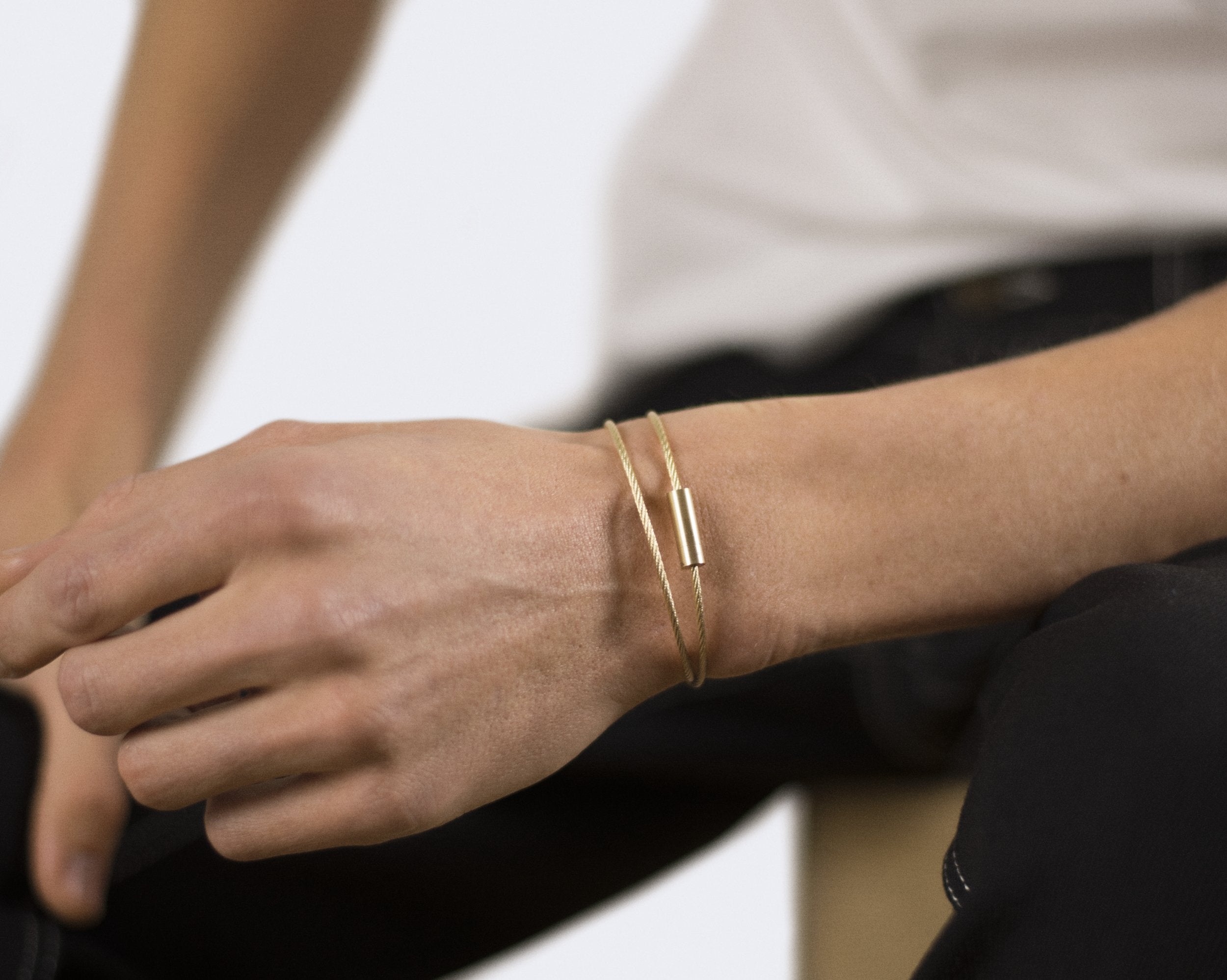 double wrap cable bracelet 15g