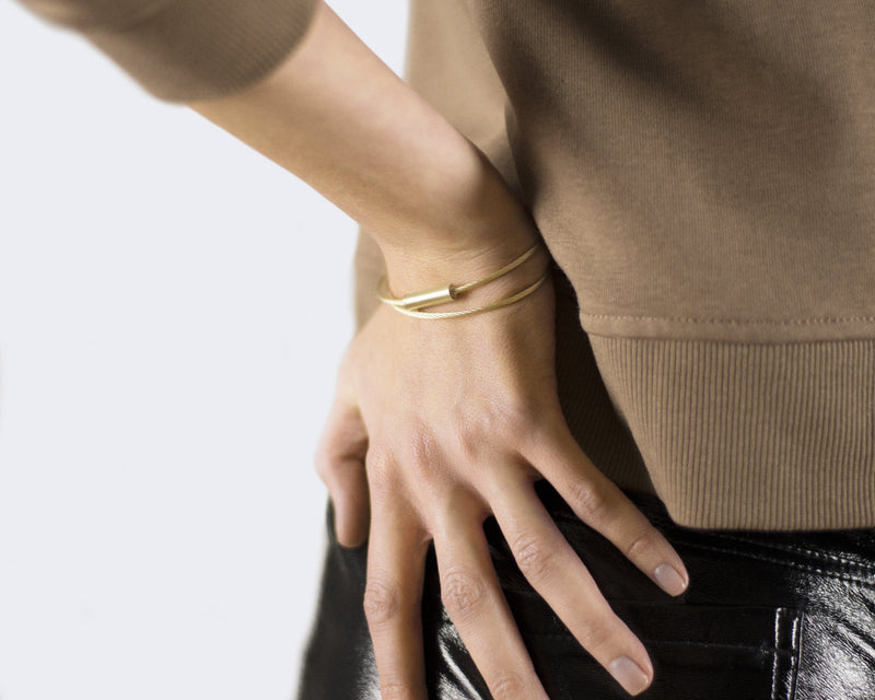 double wrap cable bracelet 15g