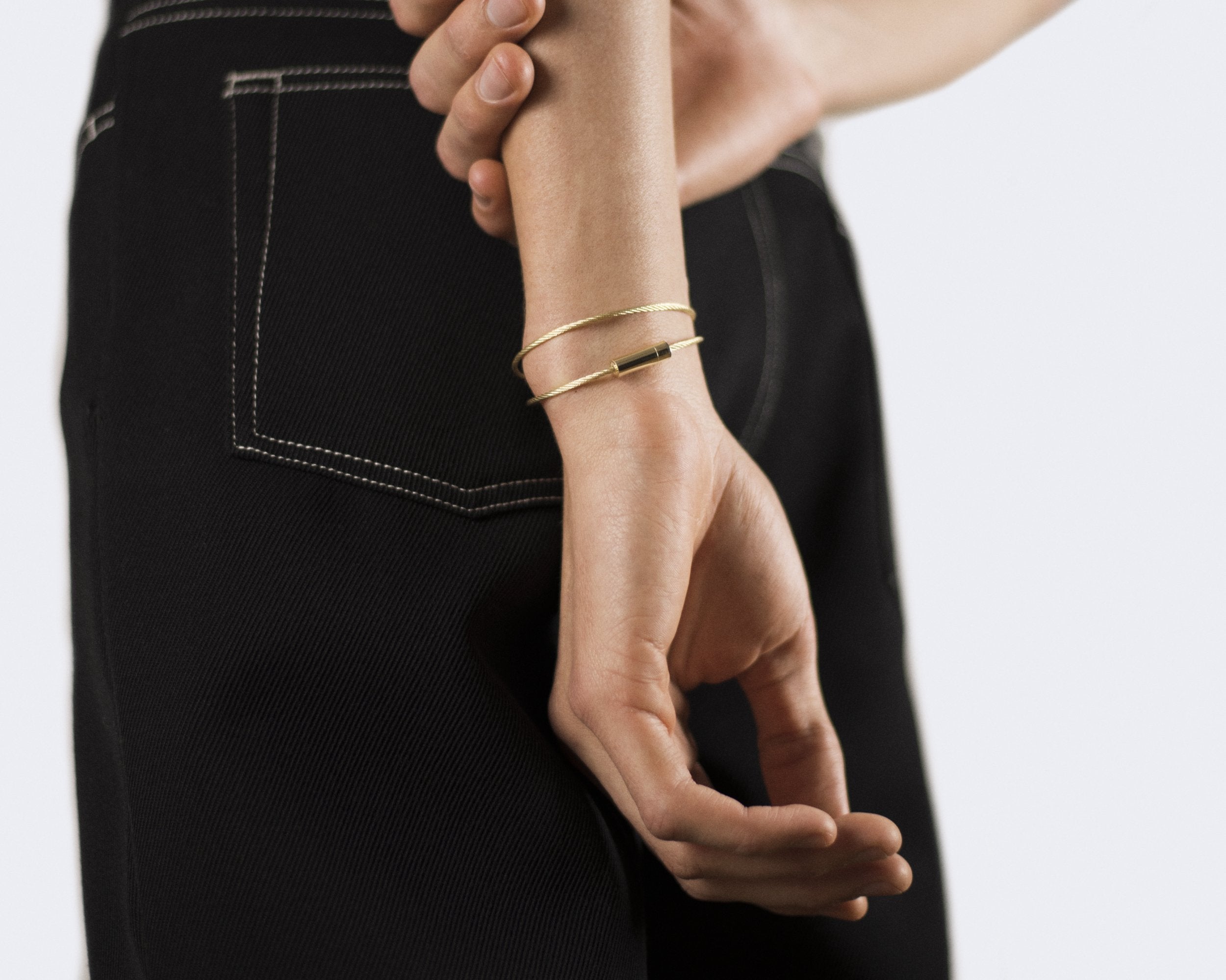 double wrap cable bracelet 15g
