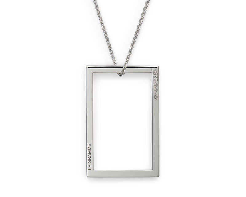 collier rectangle le 2,6g