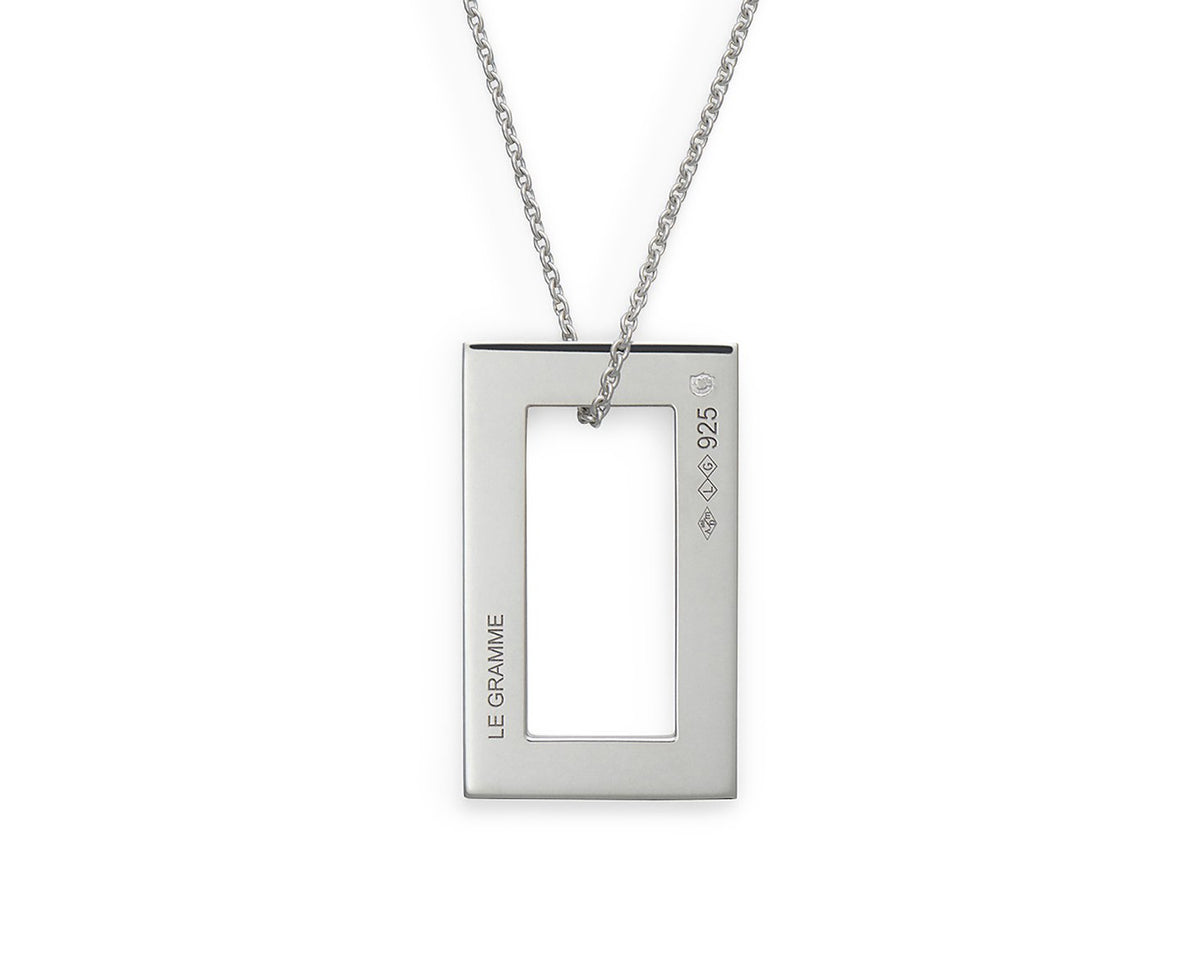 rectangle necklace 3.4g