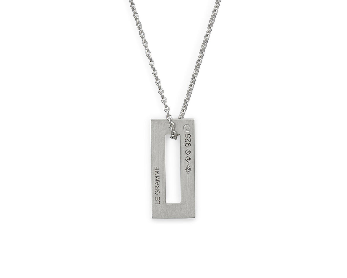 collier rectangle le 1,5g